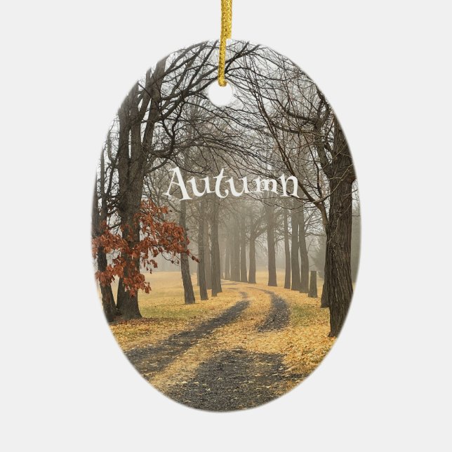 Autumn Träd Ornament (Framsidan)