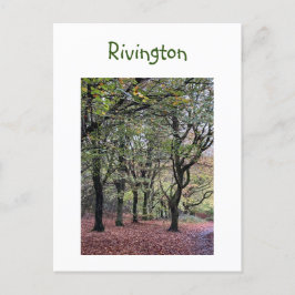 Autumn Träd Rivington Vykort
