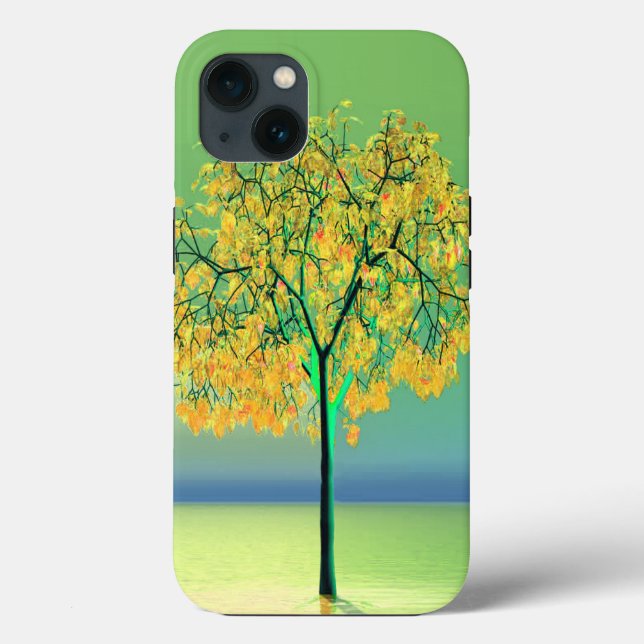 Autumn Träd Sunset (Baksida)