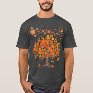 Autumn Tree Leaves Nature Forest Fall69 T Shirt