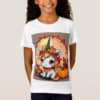 Autumn Unicorn T Shirt
