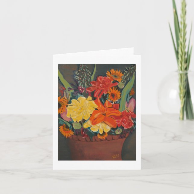 Autumn Urn notecard Kort (Framsida)
