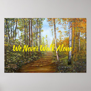 "AUTUMN VÄG POSTER" POSTER