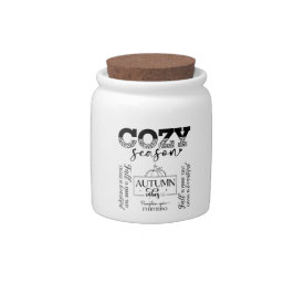 Autumn Vibes Candy Jar Godisskål