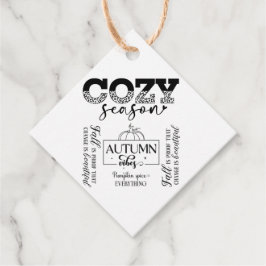 Autumn Vibes Gift Tags & Gift Enclosures Gåvor Etiketter