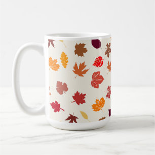 Autumn Vibes Höst löv Kaffemugg