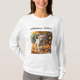 Autumn Vibes Labrador Puppy T-Shirt