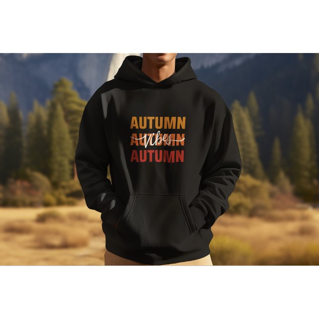 Autumn Vibes Mysiga Fall Hoodie (Skapare uppladdad)