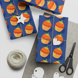 Autumn Vibes Pumpkin Muffinss Gift Presentpapper