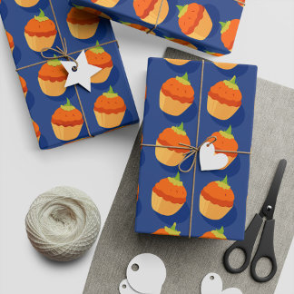 Autumn Vibes Pumpkin Muffinss Gift Presentpapper