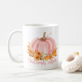 Autumn Vibes Rosa Pumpkin Coffee Mugg