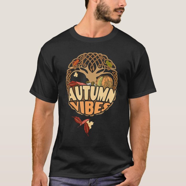 Autumn Vibes T Shirt (Framsida)