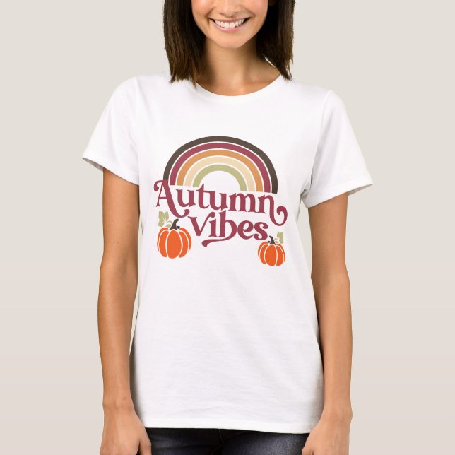 Autumn Vibes T Shirt (Framsida)