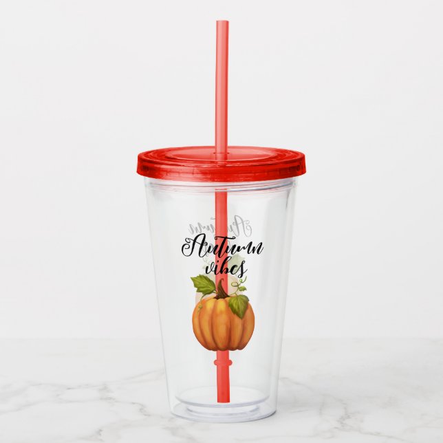 Autumn Vibes Take Away Mugg (Framsida)