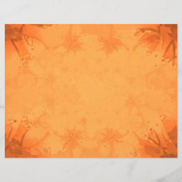 Autumn Victorian Brown Orange Mönster