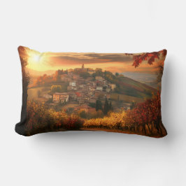 Autumn Vineyard View – Rectangular Accent Pillow Lumbarkudde