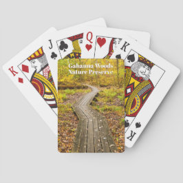 Autumn Walk i Gahanna Skogen naturreservat Casinokort