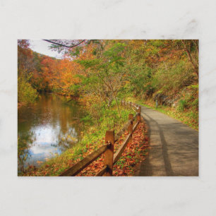 Autumn Walk Lynchburg City Trails Vykort