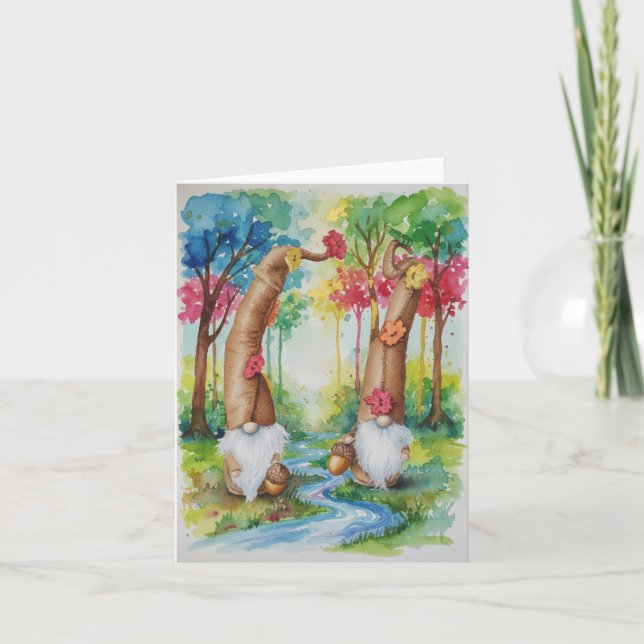 Autumn walk tack kort (Framsida)