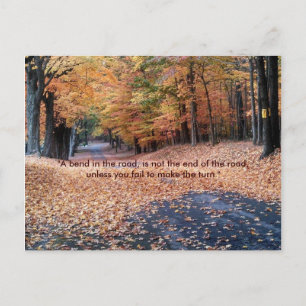 Autumn Walk Vykort