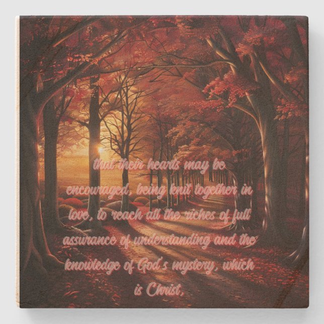 Autumn Wedding Stenunderlägg (Framsidan)