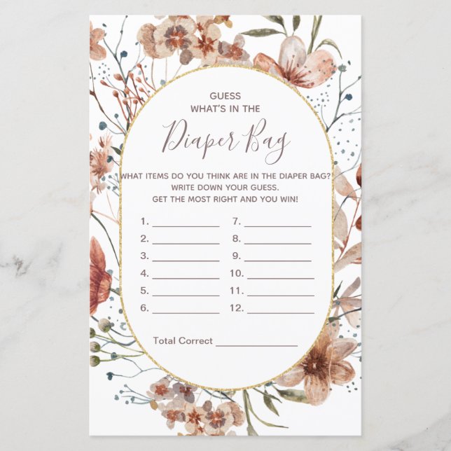 Autumn Wildblommor gissar vad som finns i tidninge (Framsida)