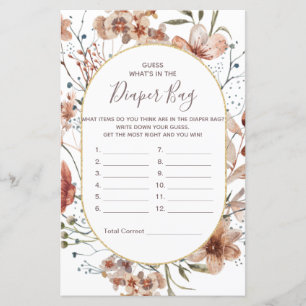 Autumn Wildblommor gissar vad som finns i tidninge