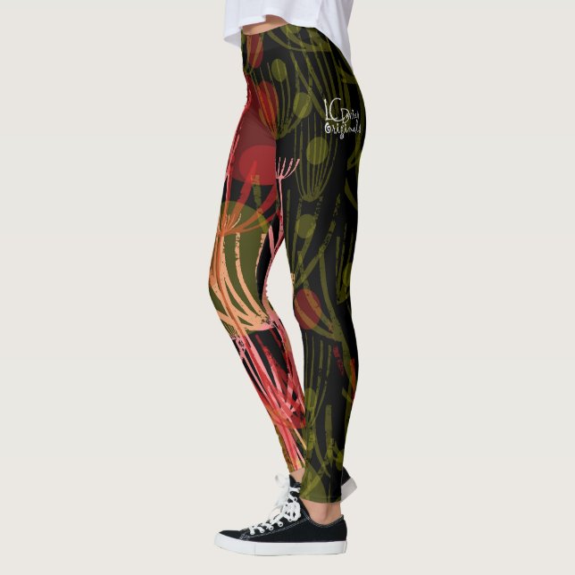 Autumn Wildblommor Leggings (Vänster)