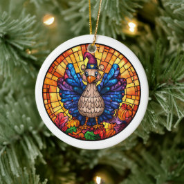 Autumn Wildlife Julgransprydnad Keramik