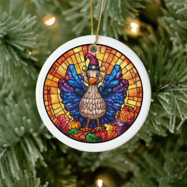 Autumn Wildlife Julgransprydnad Keramik (Träd)