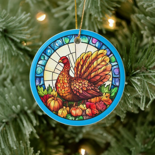 Autumn Wildlife Julgransprydnad Keramik (Träd)