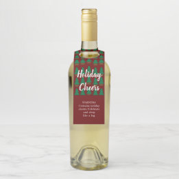 Autumn Winter Rustic Red Funny Helgdag Cheers