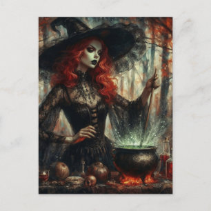 Autumn Witch Vykort