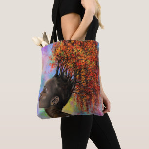 Autumn Woma Tote Bag Tygkasse