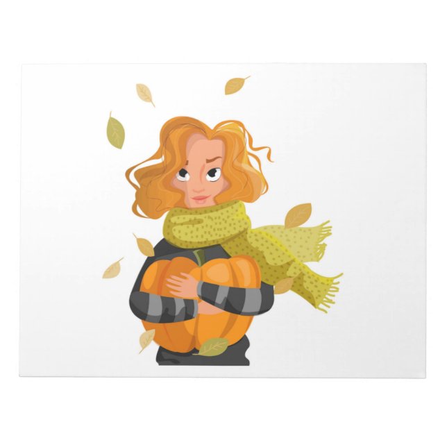 AUTUMN WOMAN ANTECKNINGSBLOCK (Framsida)