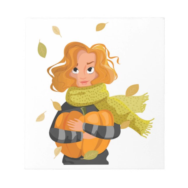 AUTUMN WOMAN ANTECKNINGSBLOCK (Framsida)