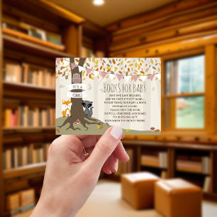 Autumn Woodland Creatures Flicka Bok Request Tilläggskort