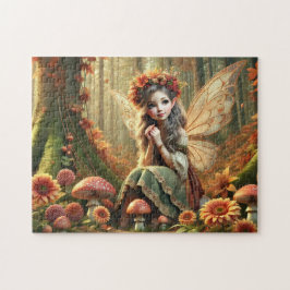 Autumn Woodland Fairy Fantasy Pussel