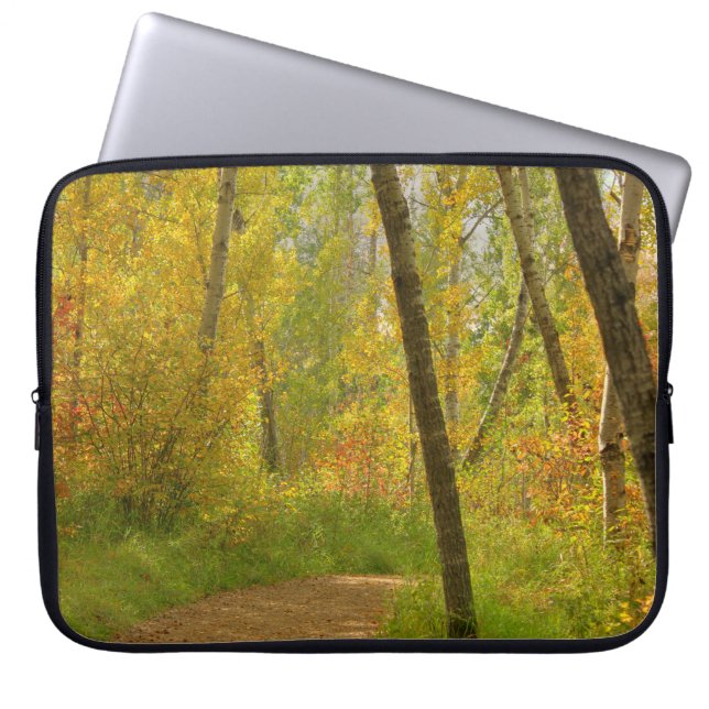 Autumn Woodlands Laptop Sleeve (Framsidan)