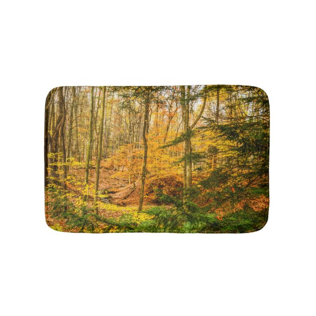 Autumn Woods Nature Bath Mat Badrumsmatta (Framsidan)