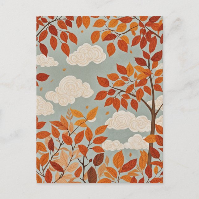 Autumnal Ascent Vykort (Framsida)