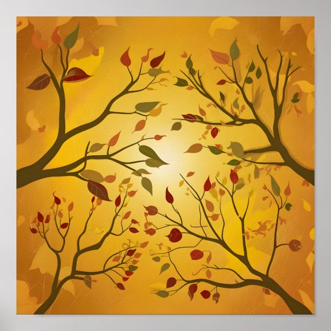 Autumnal Canopy Poster (Framsidan)