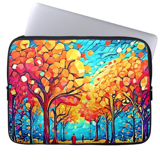 Autumnal Dreamscape Walk Laptop Fodral (Framsidan)