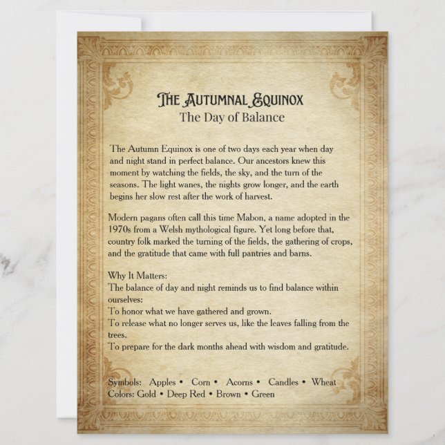 Autumnal Equinox Bok på skuggsidan (Framsida)