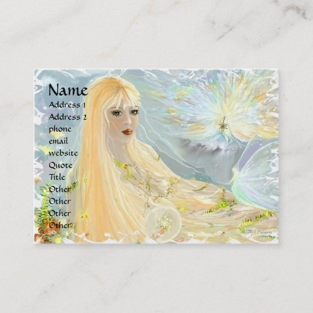 Autumnal Equinox Visitkort (Framsida)