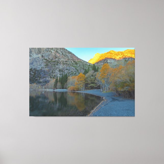 Autumnal God morgon Canvastryck (Framsida)