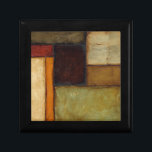 Autumnal Impressionist av Jennifer Goldberger Minnesask<br><div class="desc">Autumnal färg genomsyrar den här målningen av Jennifer Goldberger. Orangen Röd,  brun,  brun och mörk fyller i de geometriska paneler som utgör bakgrunden till biet. Köp en kopia idag!</div>