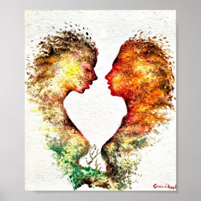 Autumnal kärlek-artikel poster (Framsidan)