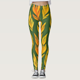 Autumnal Löv Symphony Leggings