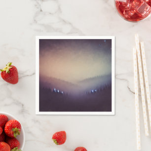 Autumnal Ombre Dusky Morgon Decoupage Napkins Pappersservett